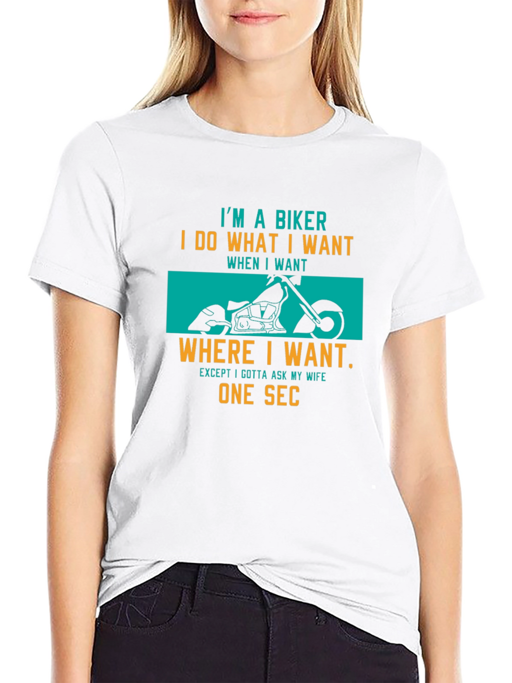 Biker Graphic T-Shirt: I Do What I Want