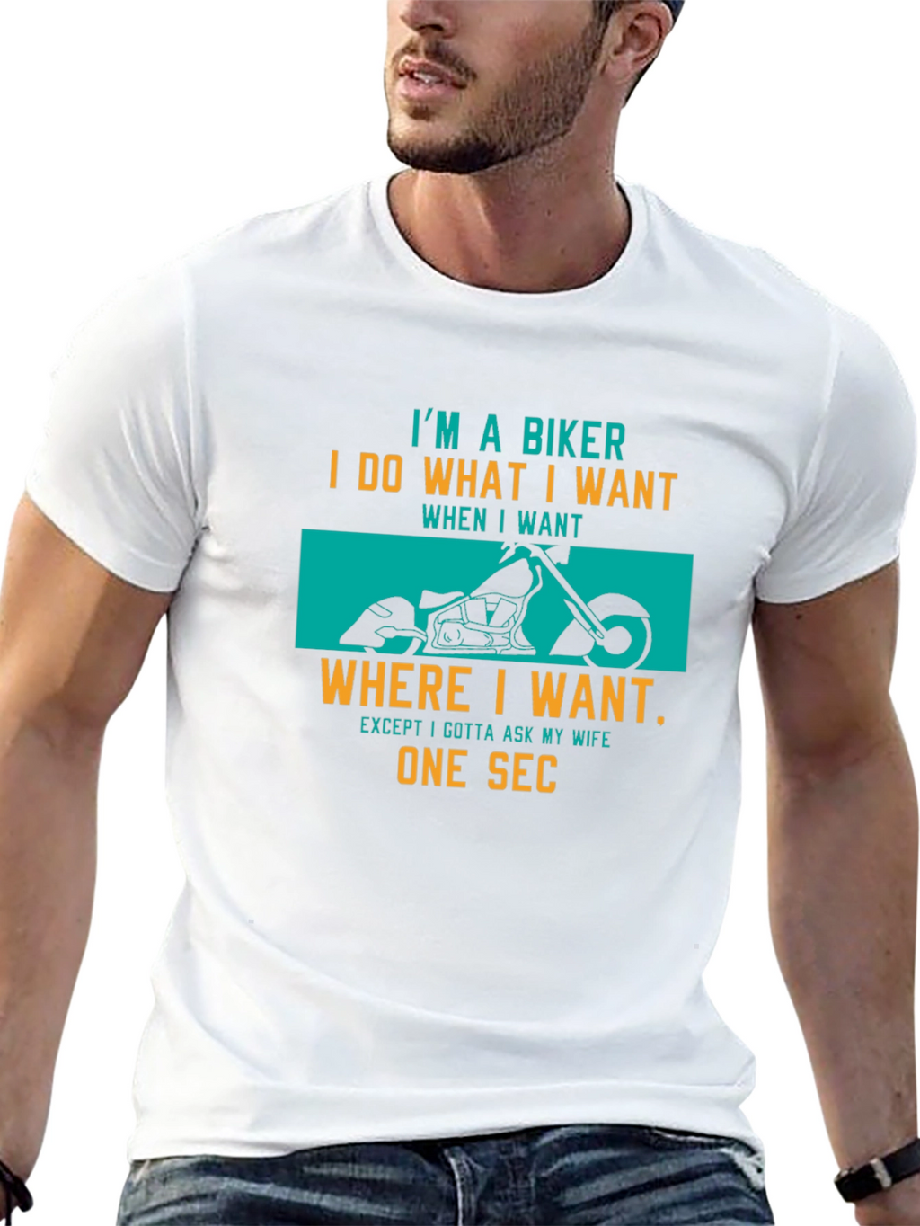 Biker Graphic T-Shirt: I Do What I Want