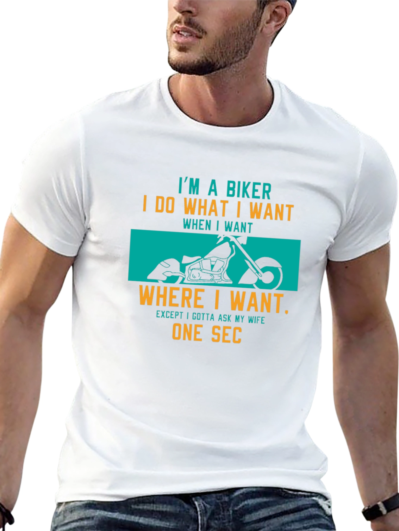 Biker Graphic T-Shirt: I Do What I Want