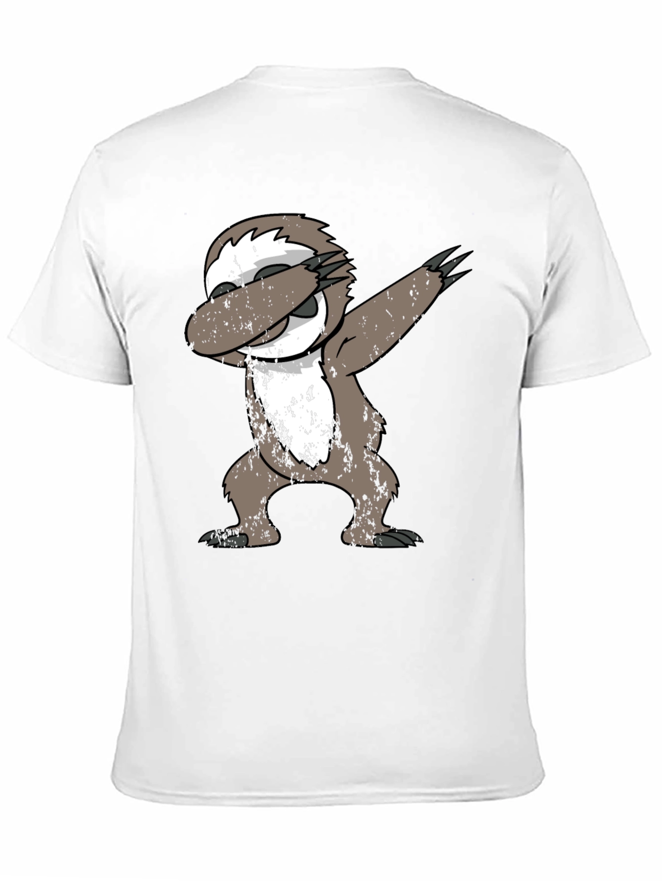 Dabbing Sloth Black T-Shirt