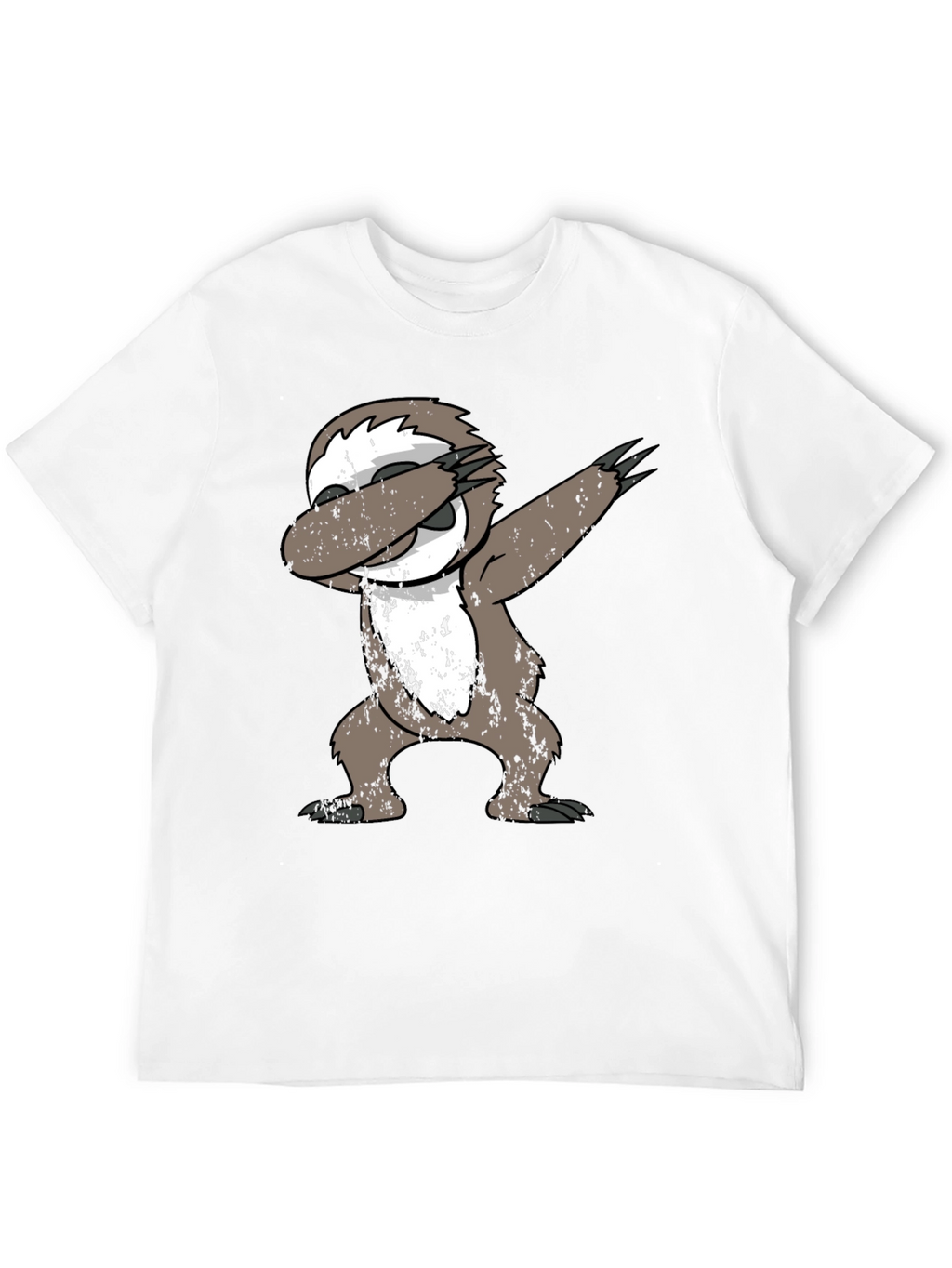 Dabbing Sloth Black T-Shirt