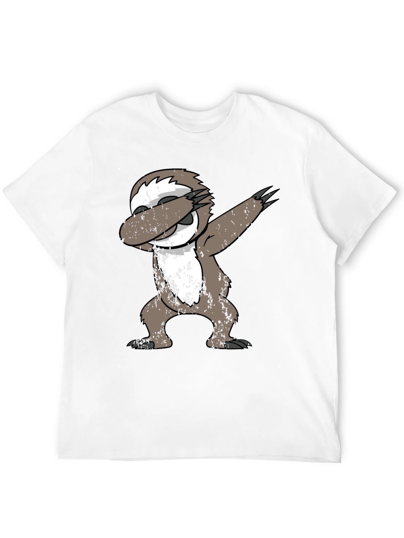 Dabbing Sloth Black T-Shirt