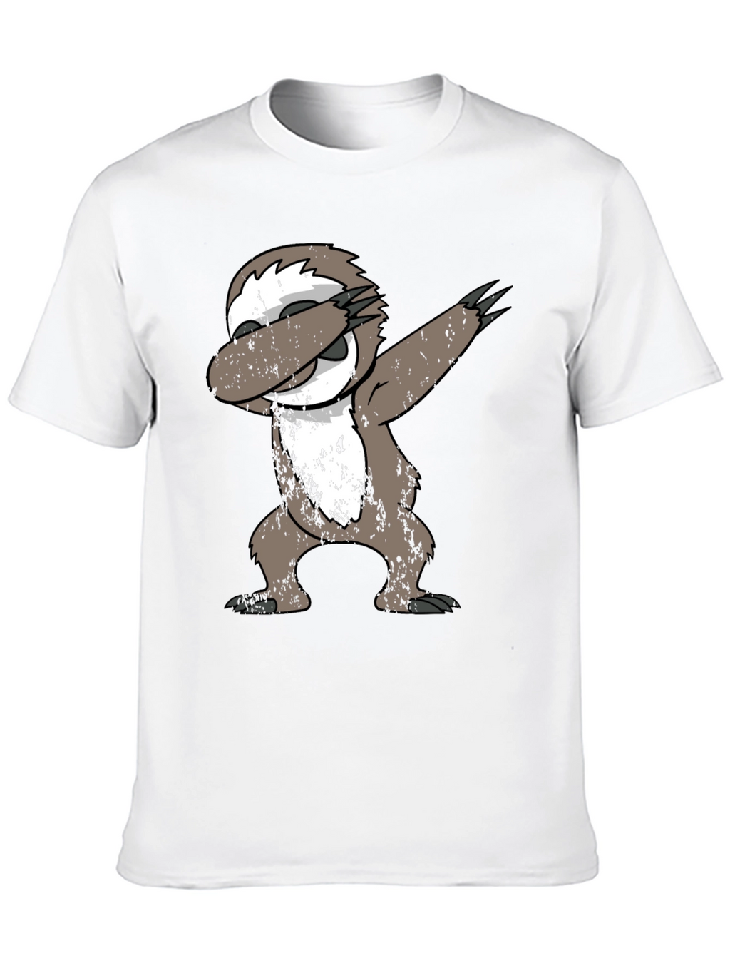 Dabbing Sloth Black T-Shirt