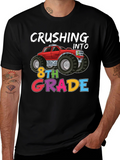 Crushing Into 8th Grade Monster Truck T-Shirt