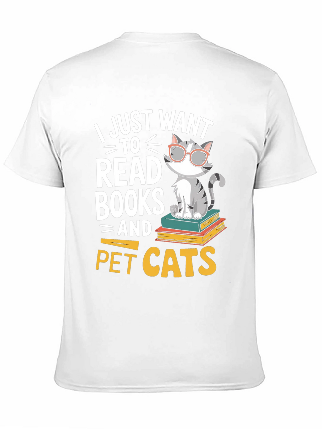 Bookworm Cat T-Shirt