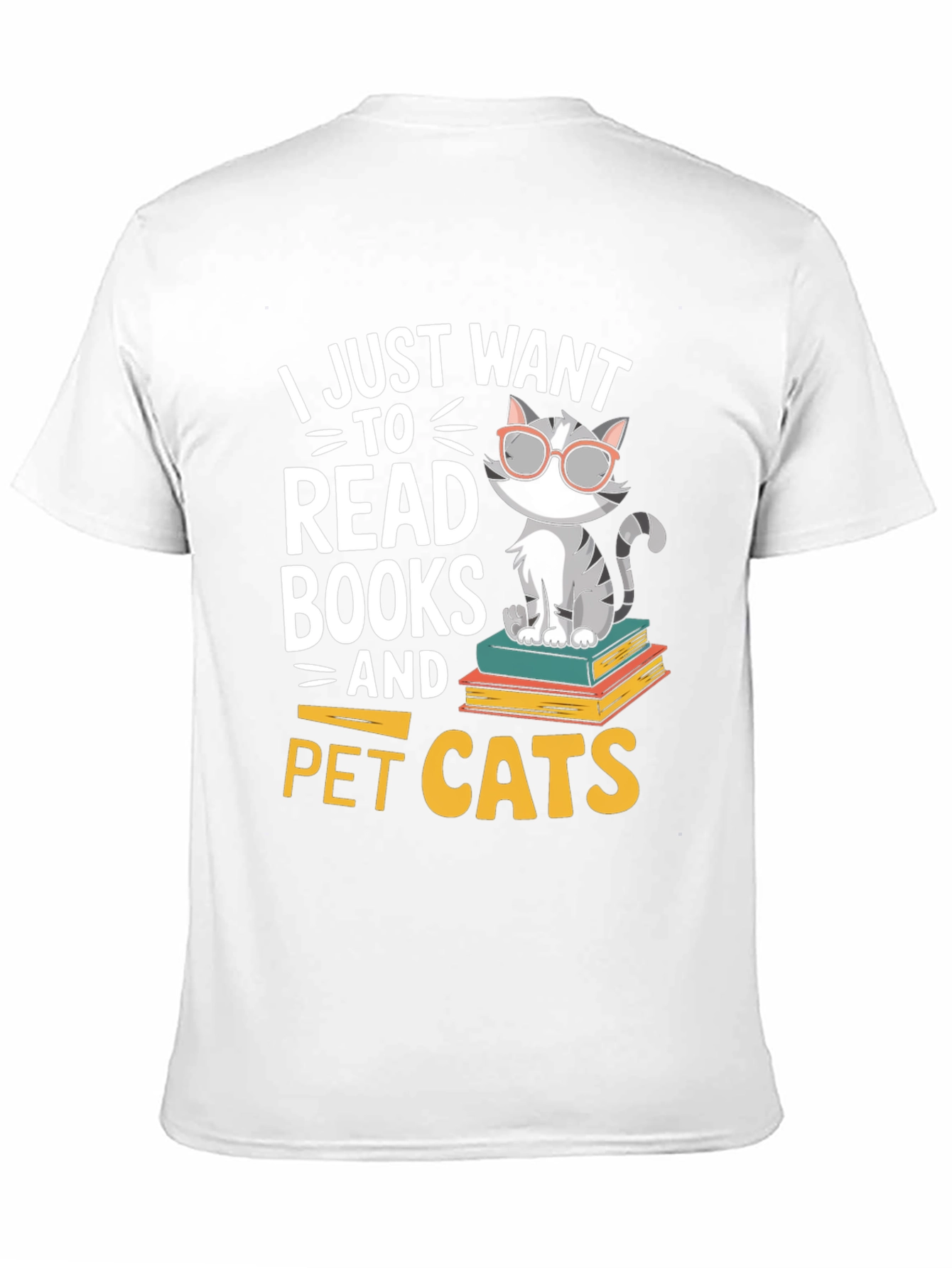 Bookworm Cat T-Shirt