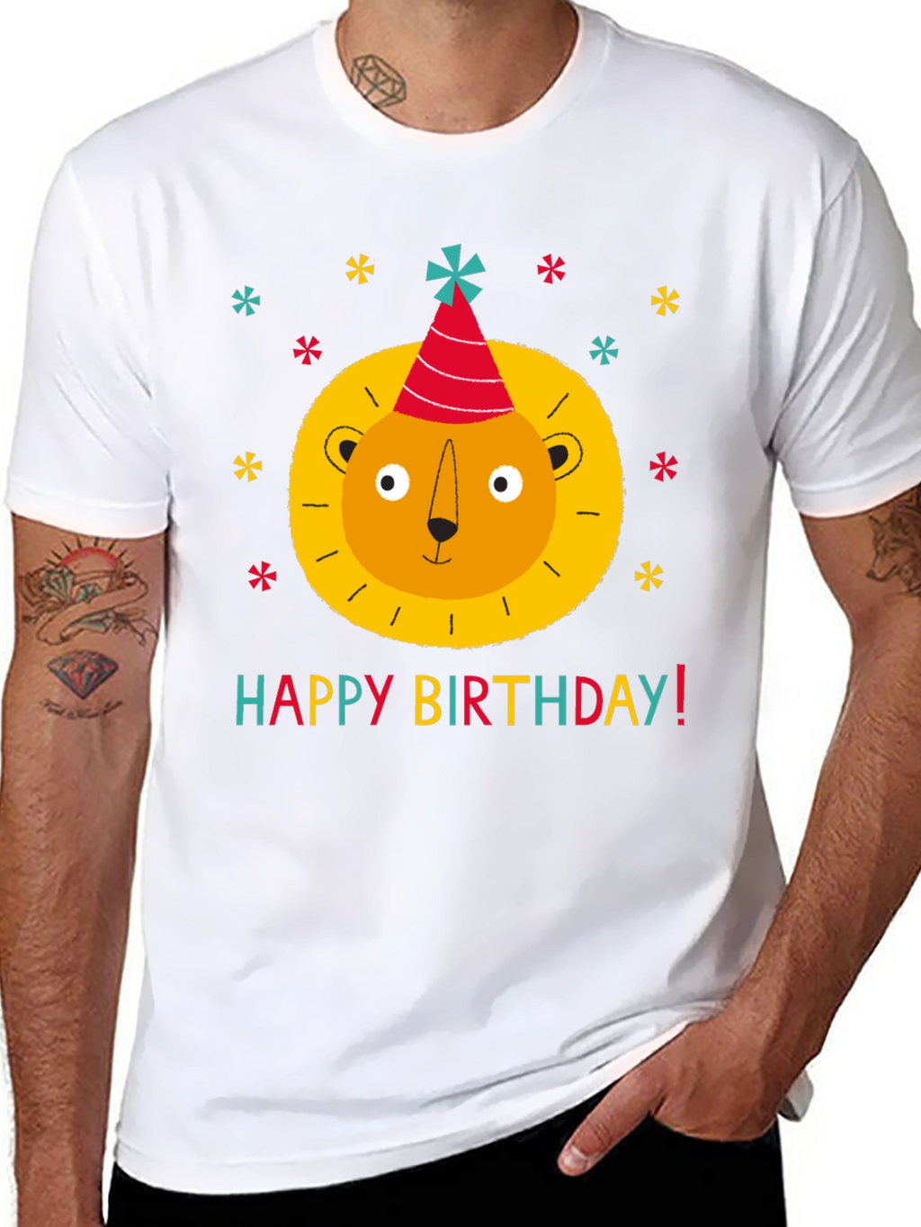 Birthday Lion T-Shirt - Fun Party Tee