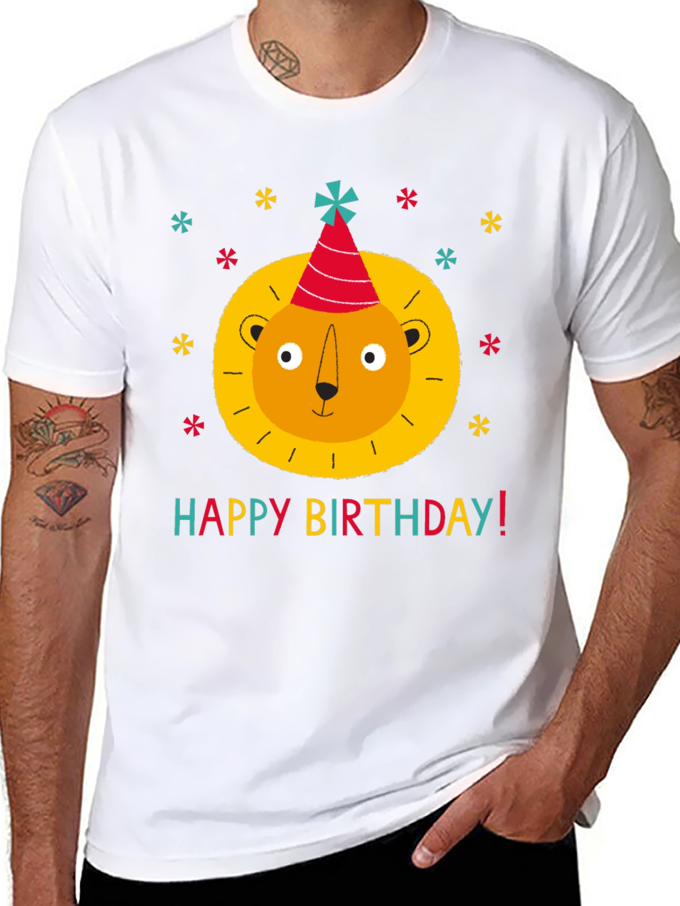 Birthday Lion T-Shirt - Fun Party Tee