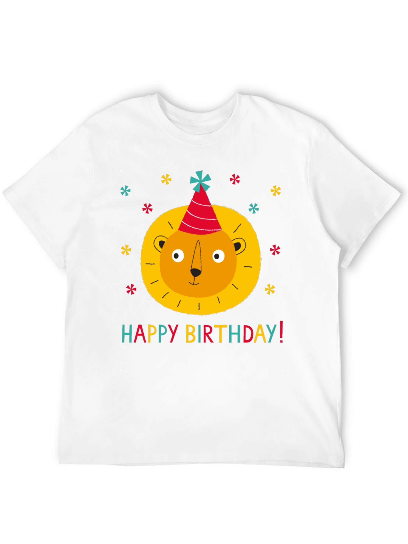 Birthday Lion T-Shirt - Fun Party Tee