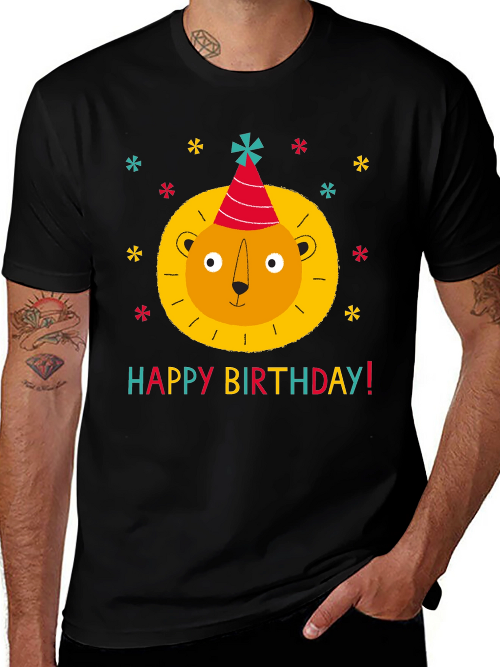 Birthday Lion T-Shirt - Fun Party Tee