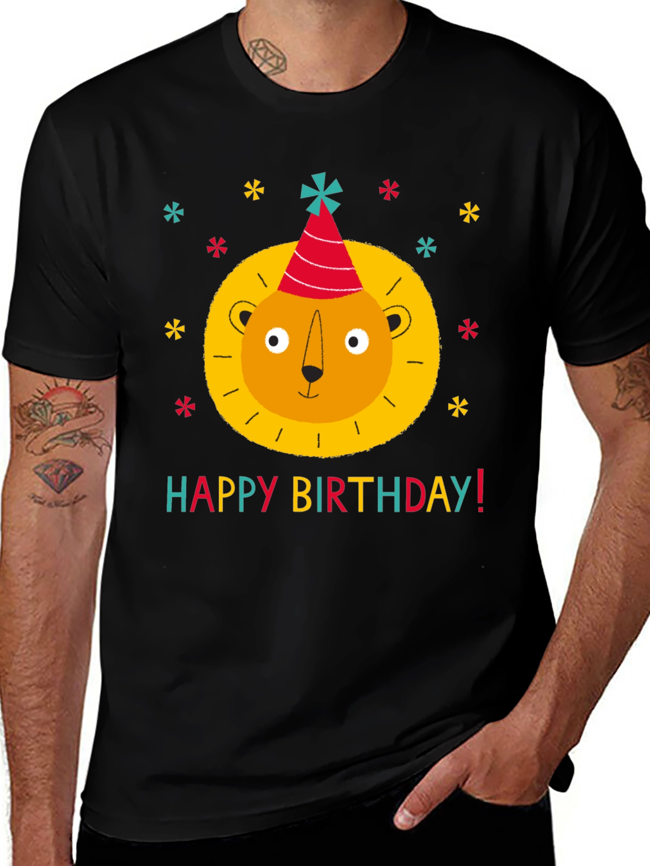 Birthday Lion T-Shirt - Fun Party Tee