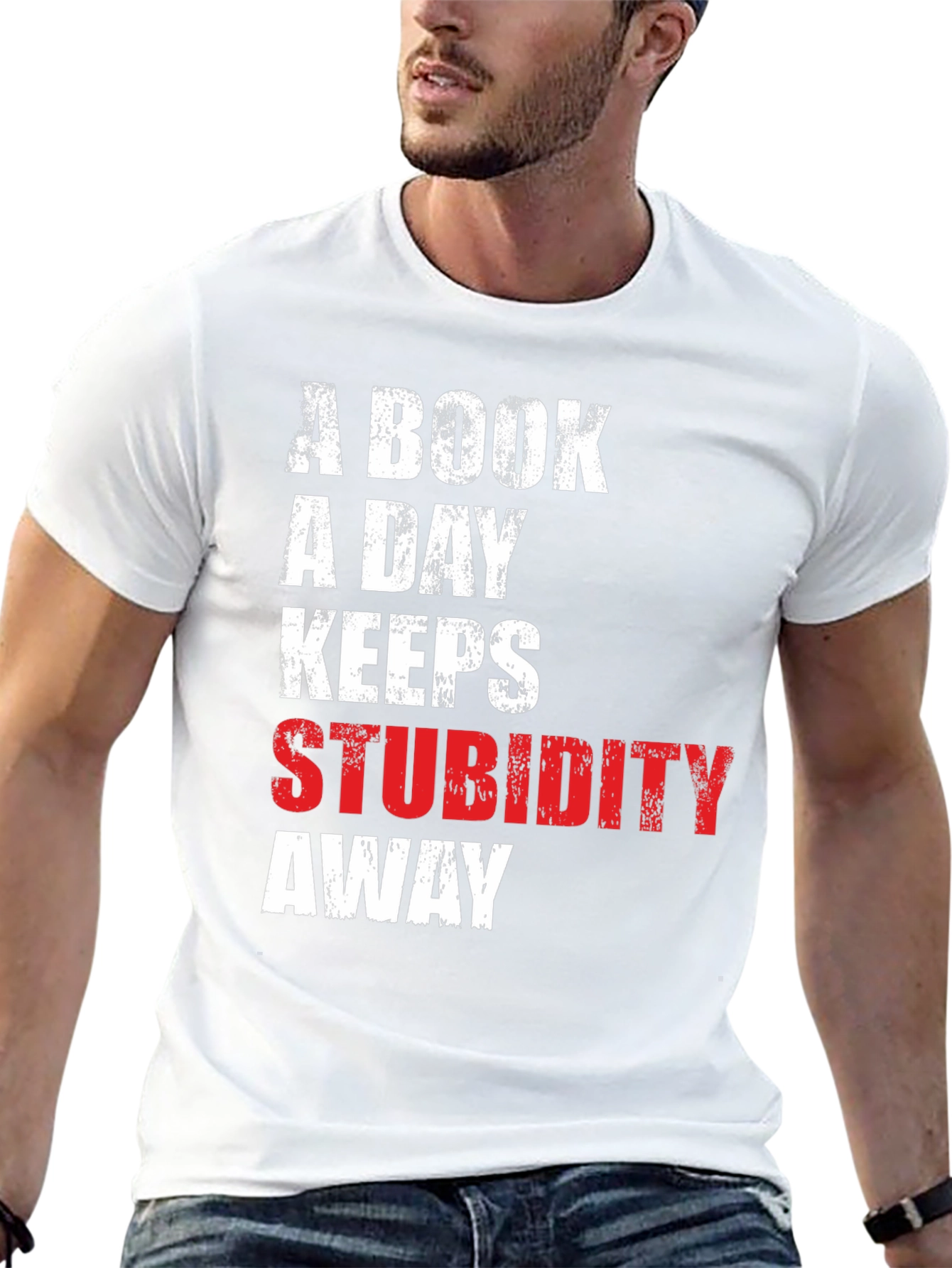 Book a Day Keeps Stupidity Away Tee
