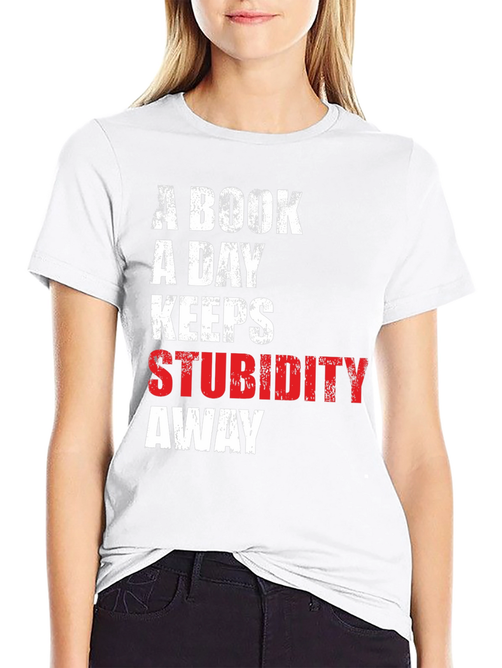 Book a Day Keeps Stupidity Away Tee