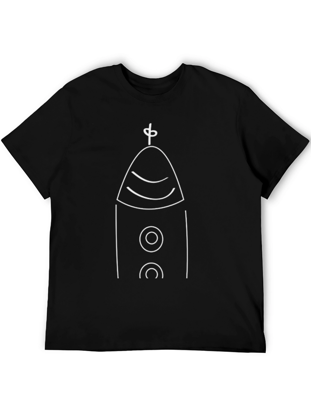 Abstract Tower Graphic Tee - Modern Design