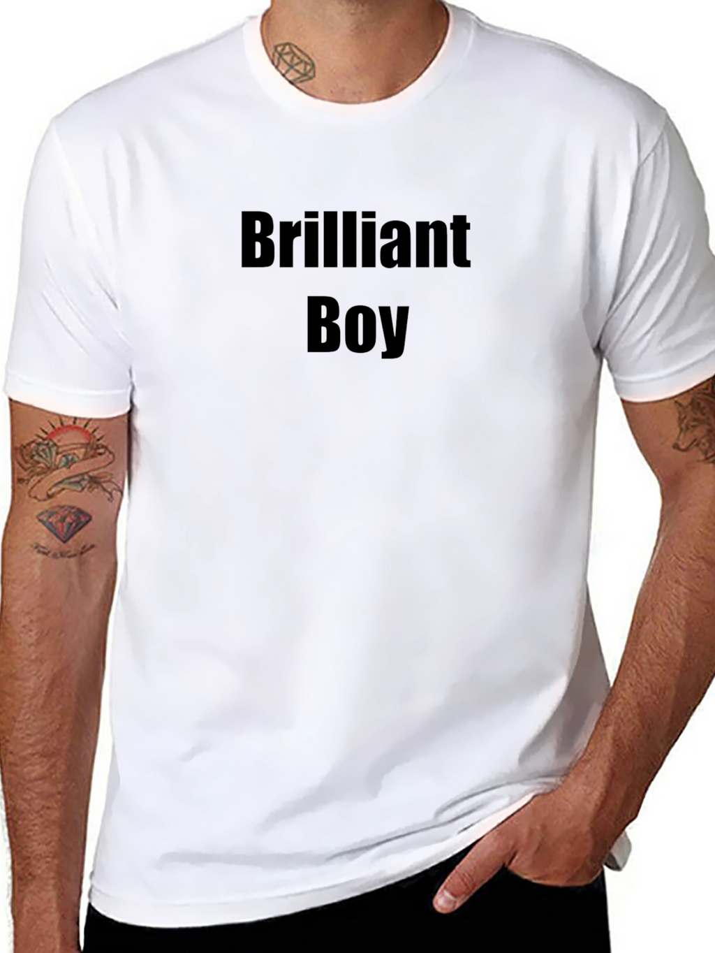 Brilliant Boy Black T-Shirt