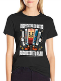 Funny Accordion Cartoon T-Shirt