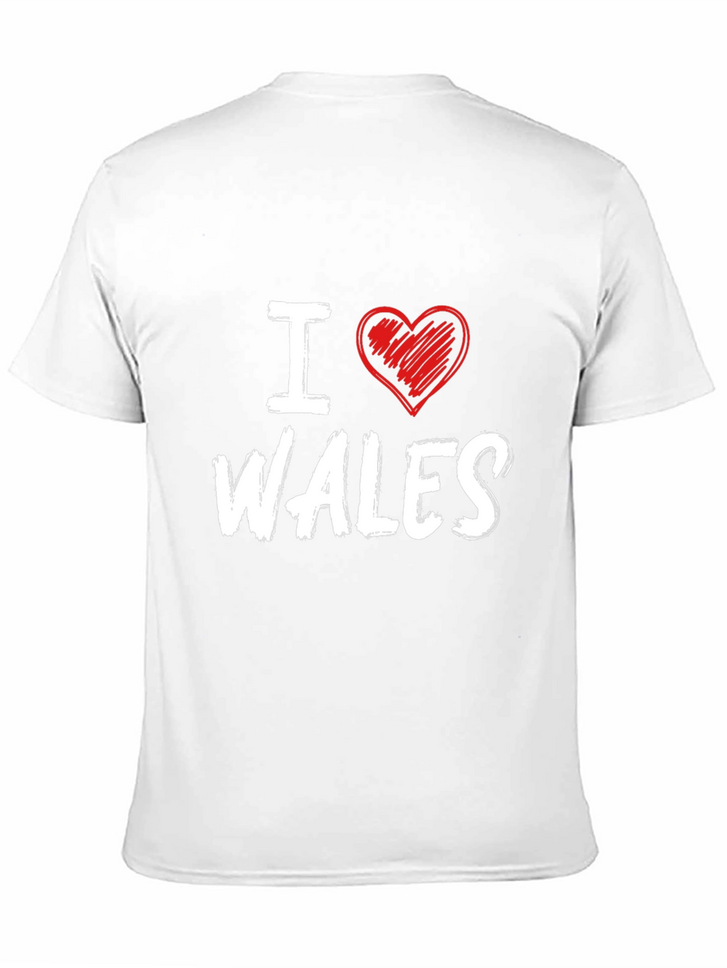 I Love Wales Heart Graphic T-Shirt