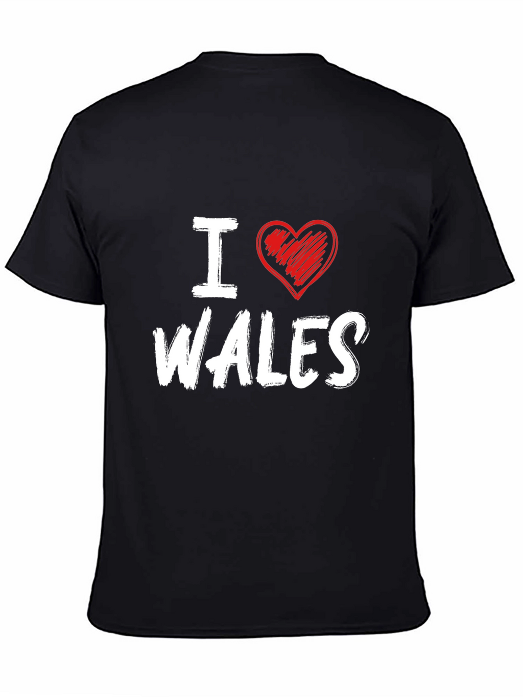 I Love Wales Heart Graphic T-Shirt