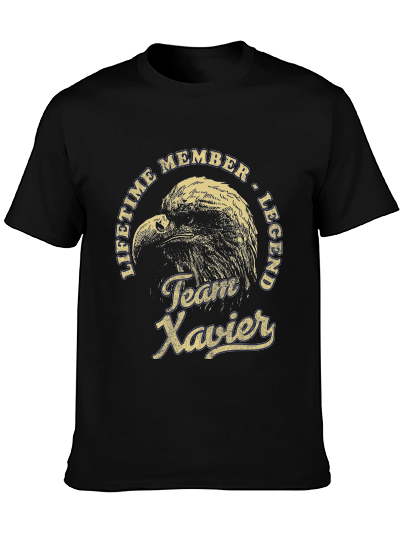 Team Xavier Eagle Graphic Tee - Lifetime Member Legend T-Shirt