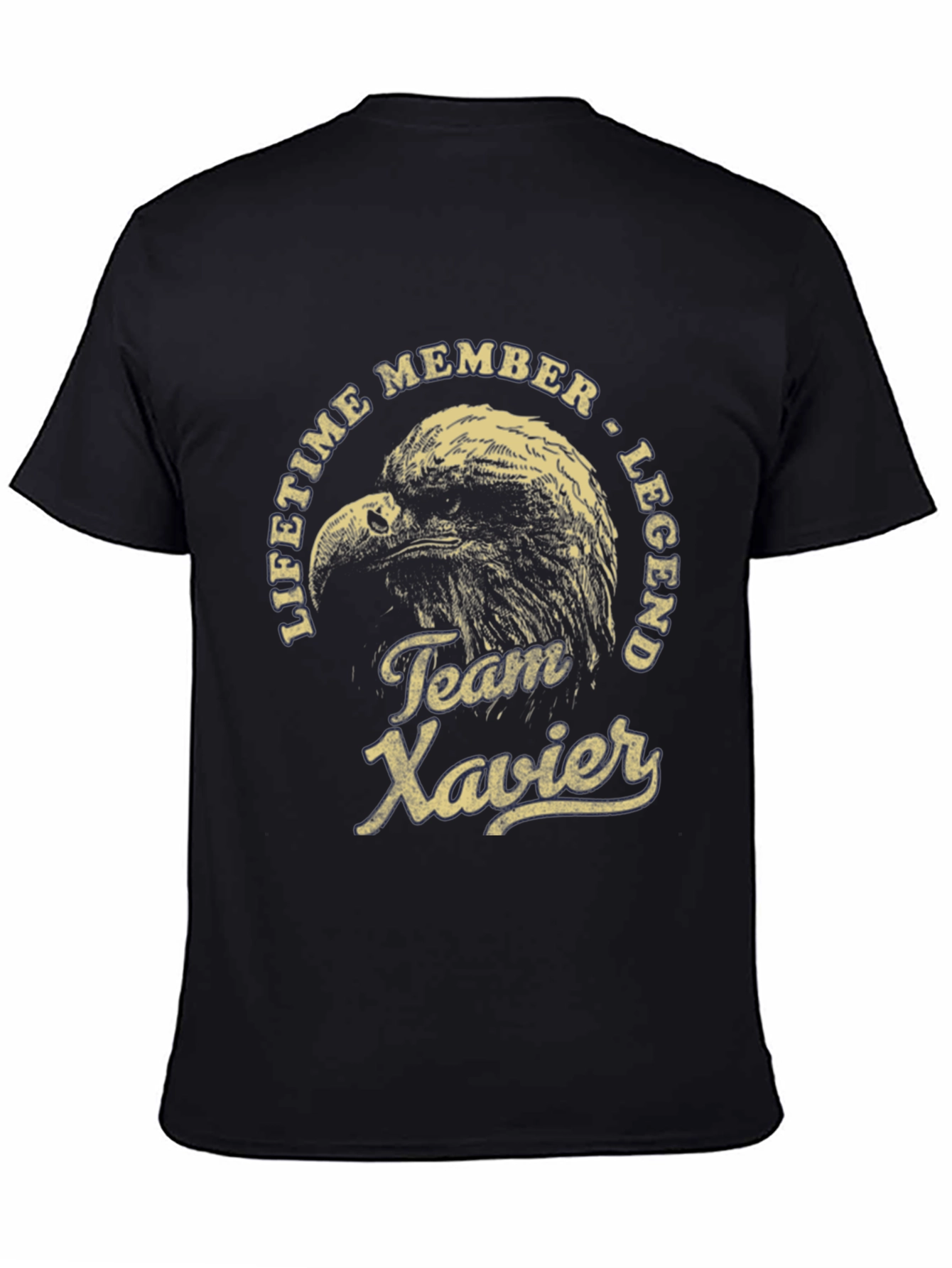 Team Xavier Eagle Graphic Tee - Lifetime Member Legend T-Shirt