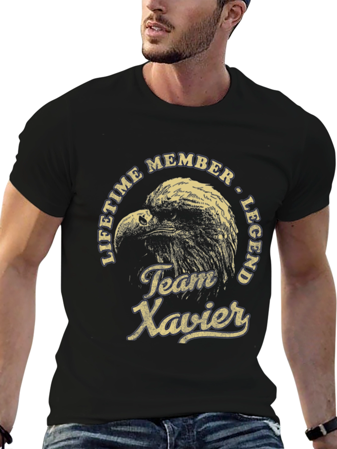 Team Xavier Eagle Graphic Tee - Lifetime Member Legend T-Shirt