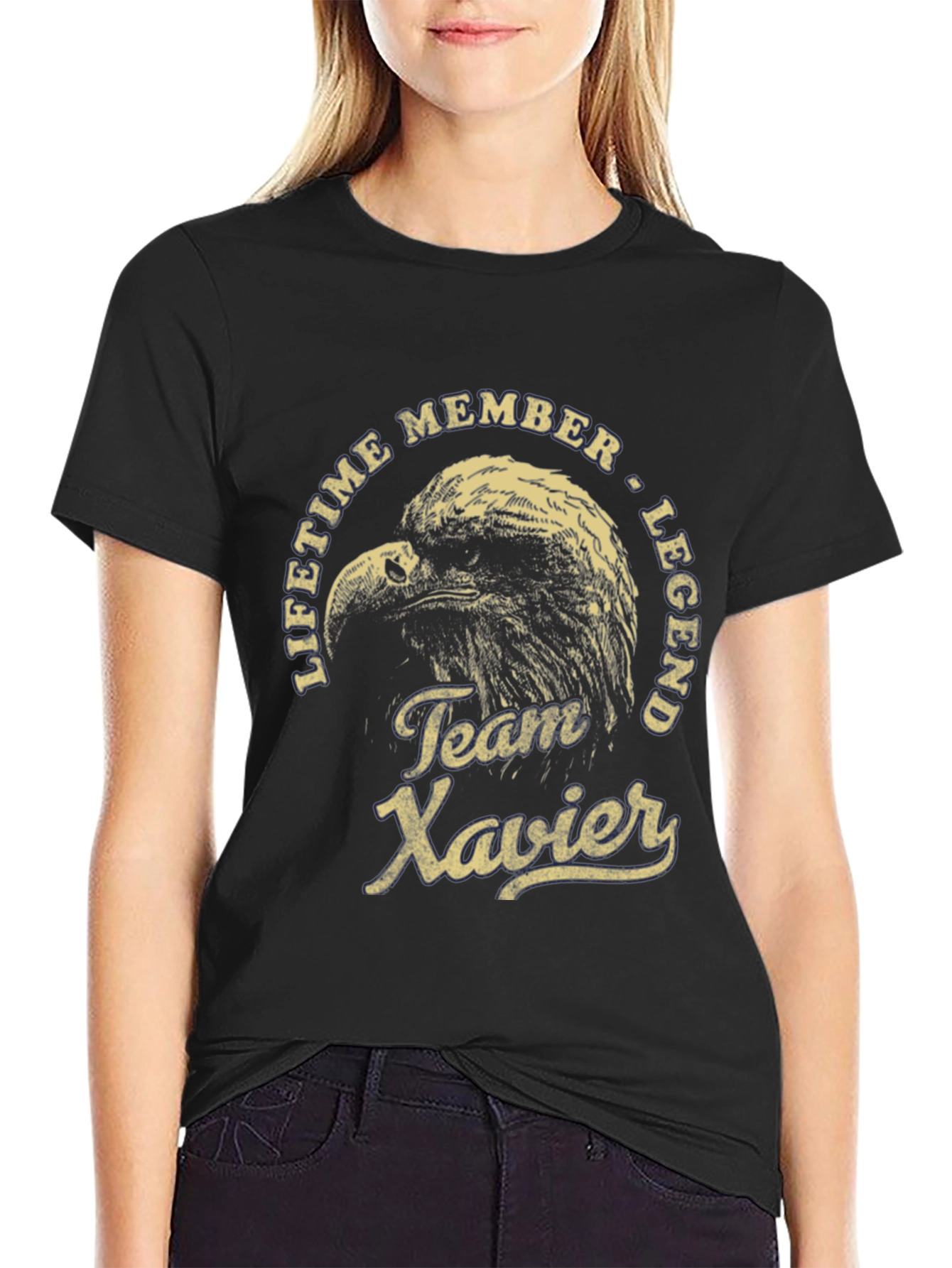 Team Xavier Eagle Graphic Tee - Lifetime Member Legend T-Shirt