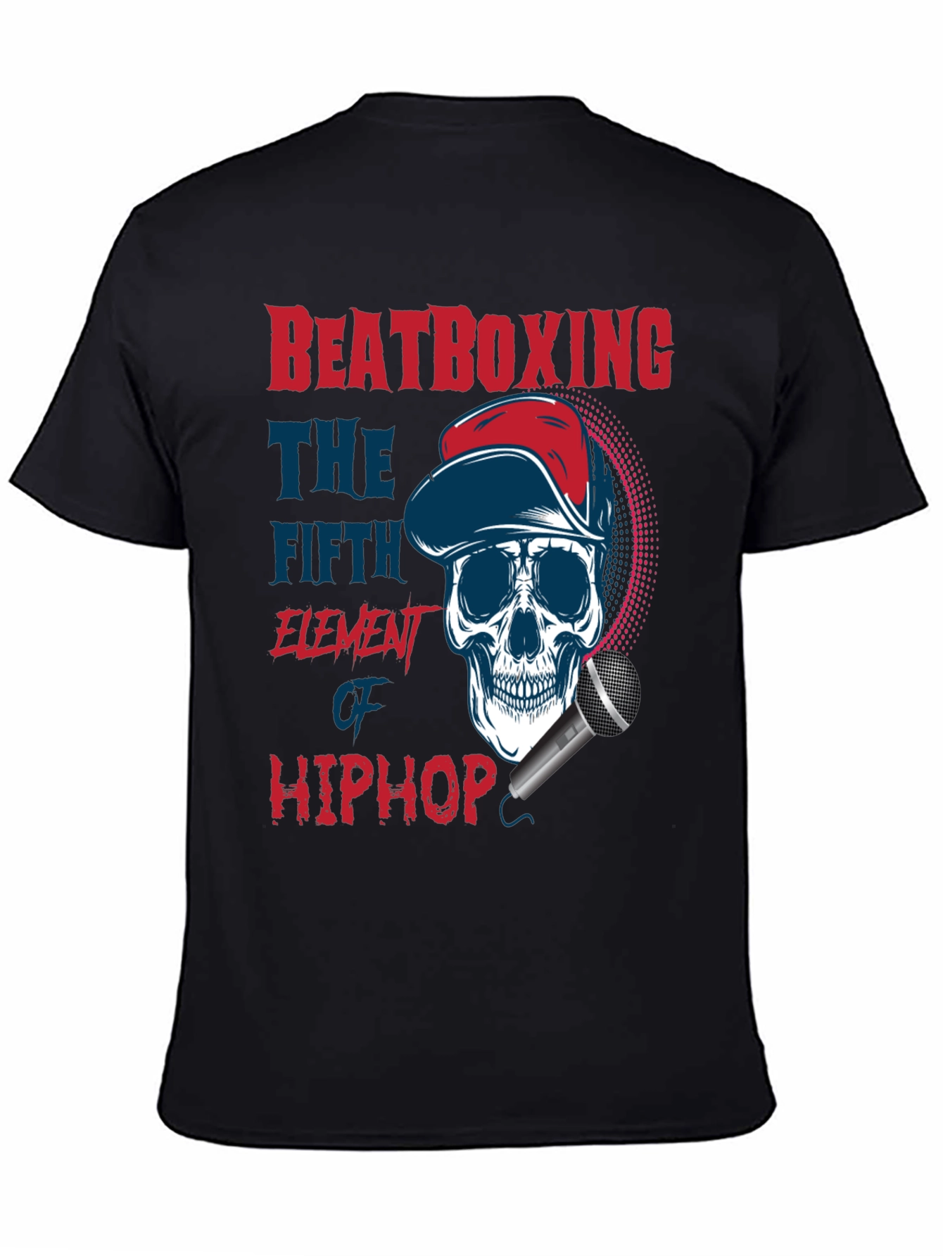 Beatboxing Hip Hop Skull T-Shirt