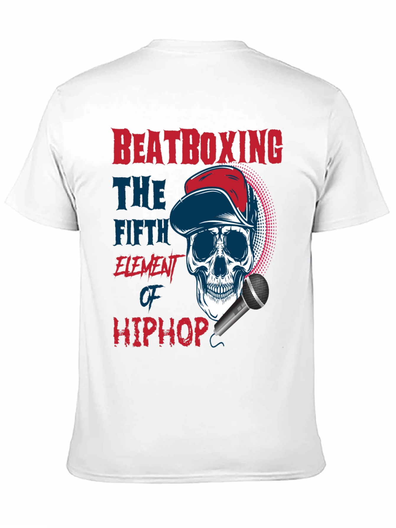 Beatboxing Hip Hop Skull T-Shirt