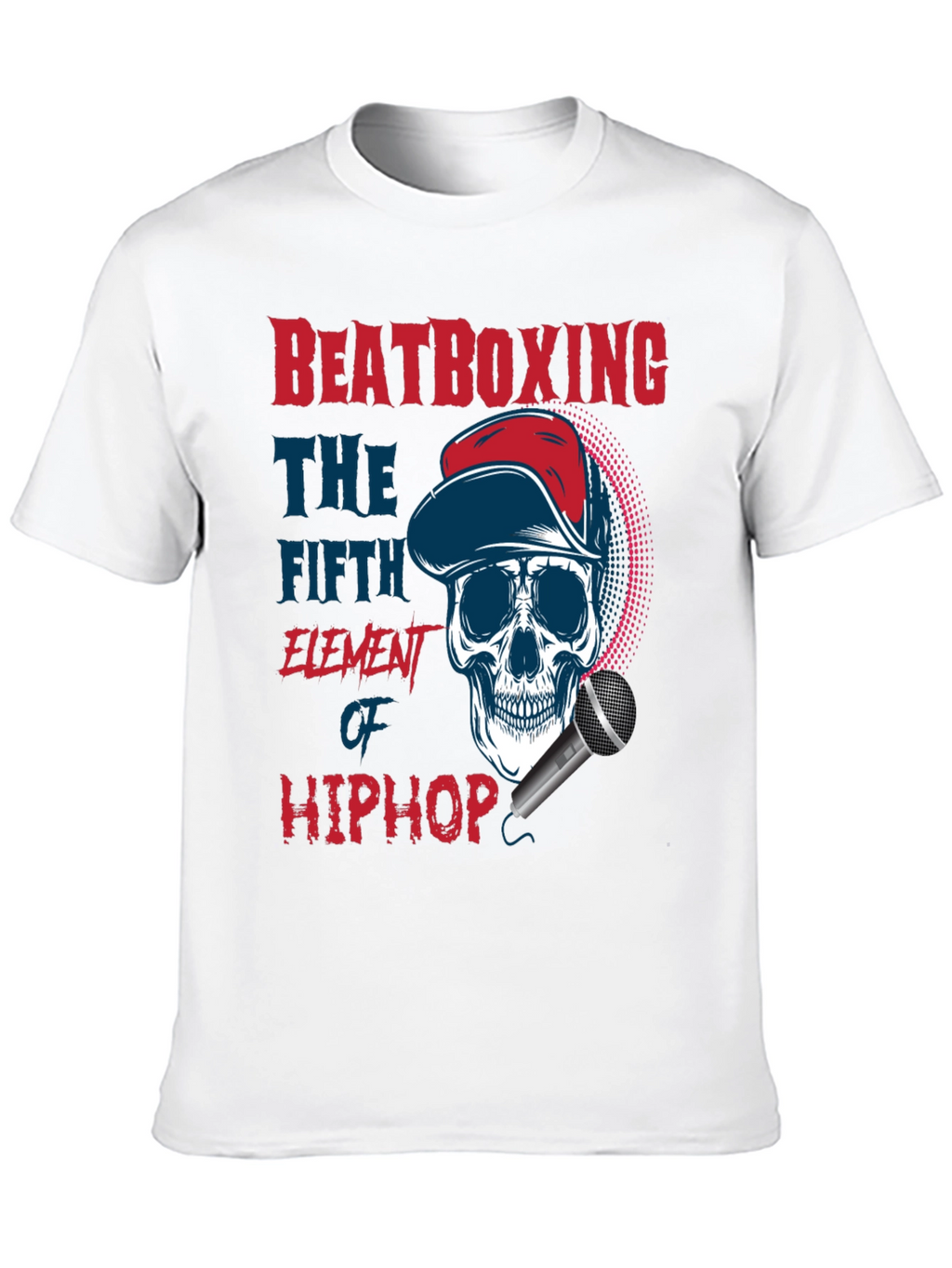 Beatboxing Hip Hop Skull T-Shirt