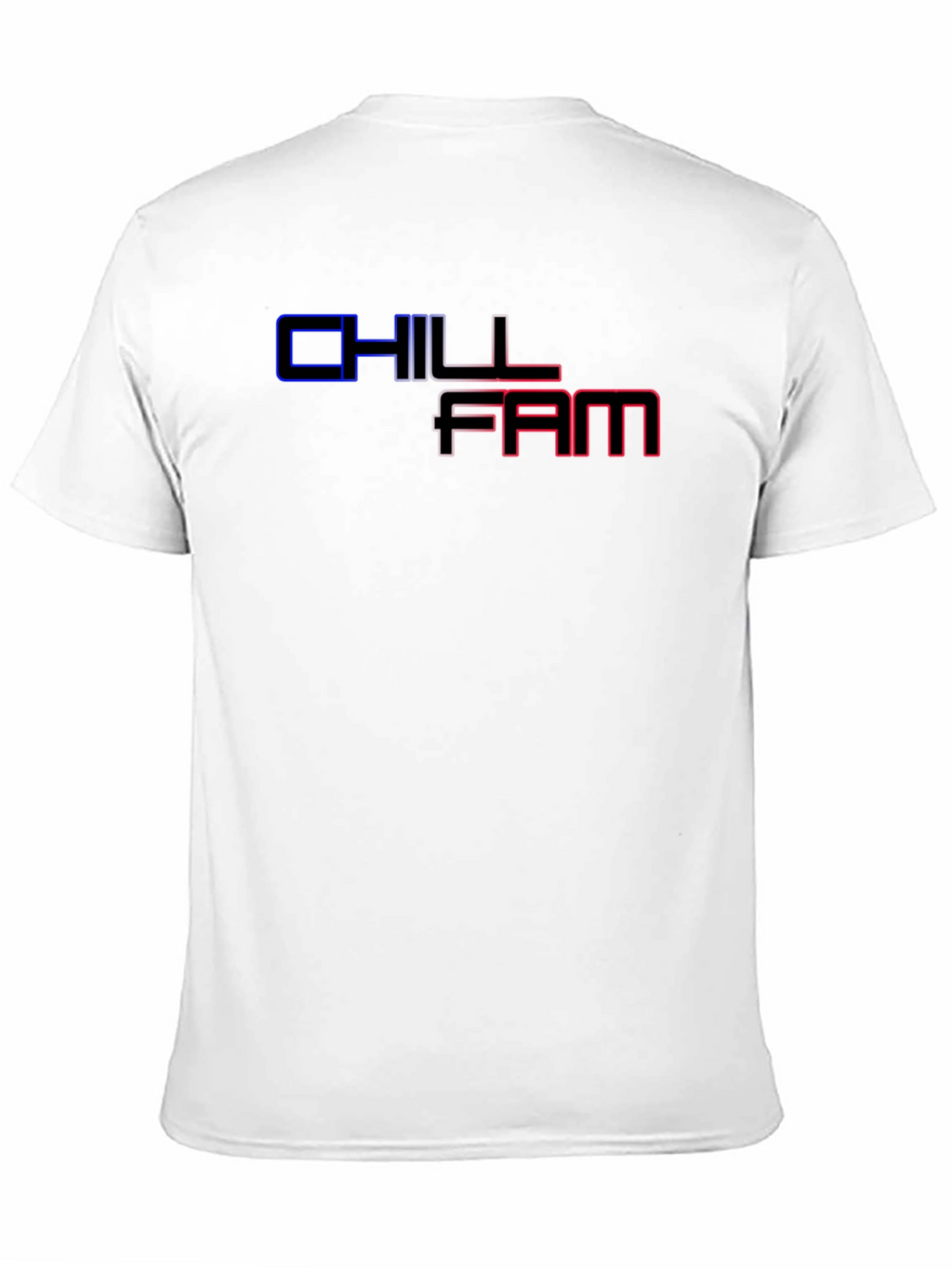 Chill Fam Graphic Print Black T-Shirt