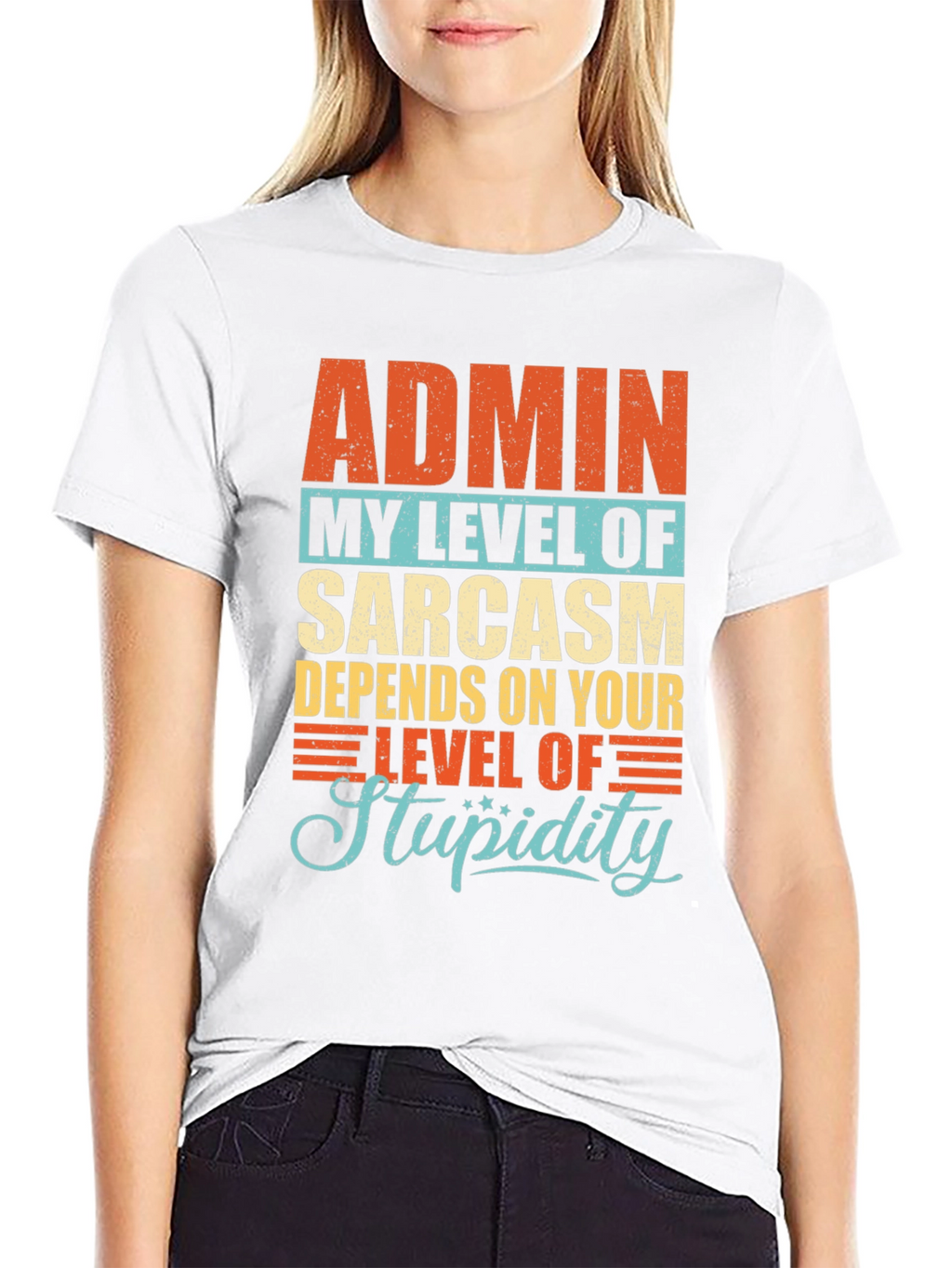 Admin Sarcasm Level T-Shirt