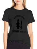 National Social Worker Month Graphic T-Shirt