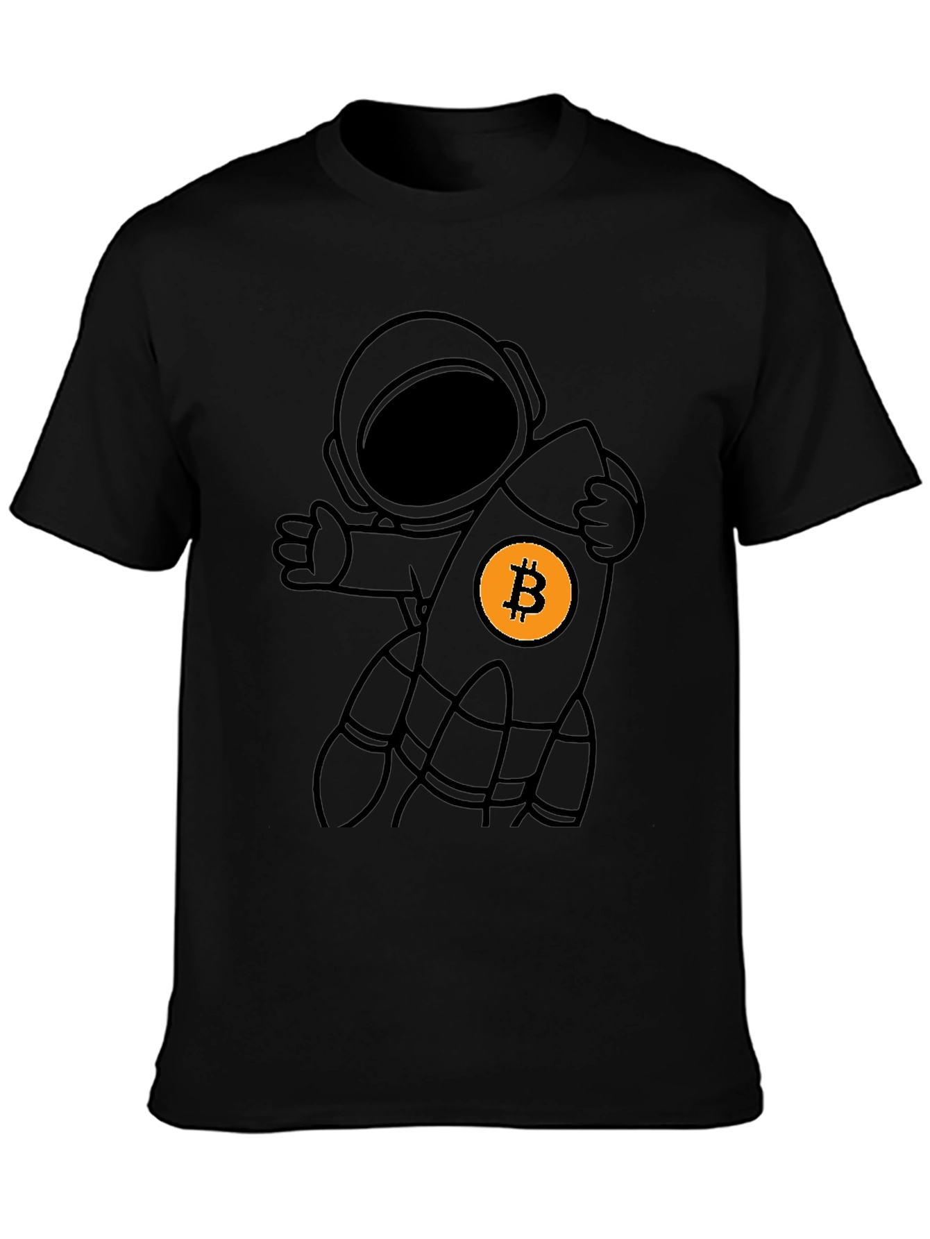 Bitcoin Astronaut T-Shirt - Crypto To The Moon!