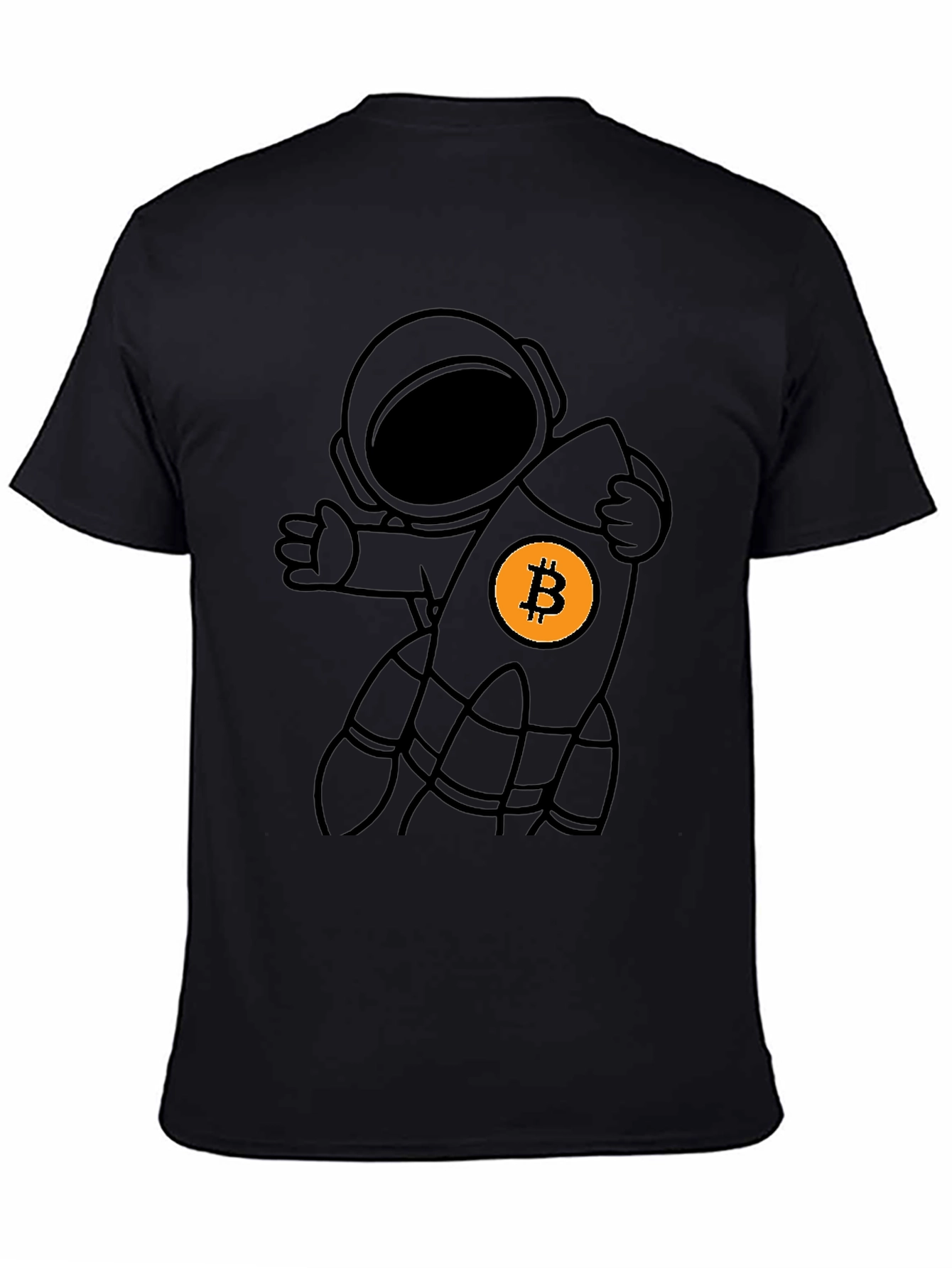 Bitcoin Astronaut T-Shirt - Crypto To The Moon!