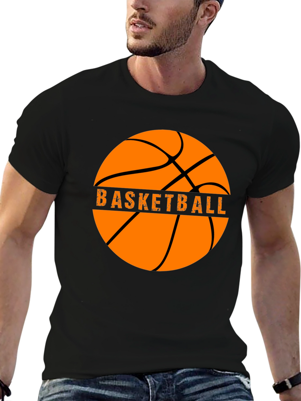 Basketball Graphic Tee - Stylish Sports T-Shirt