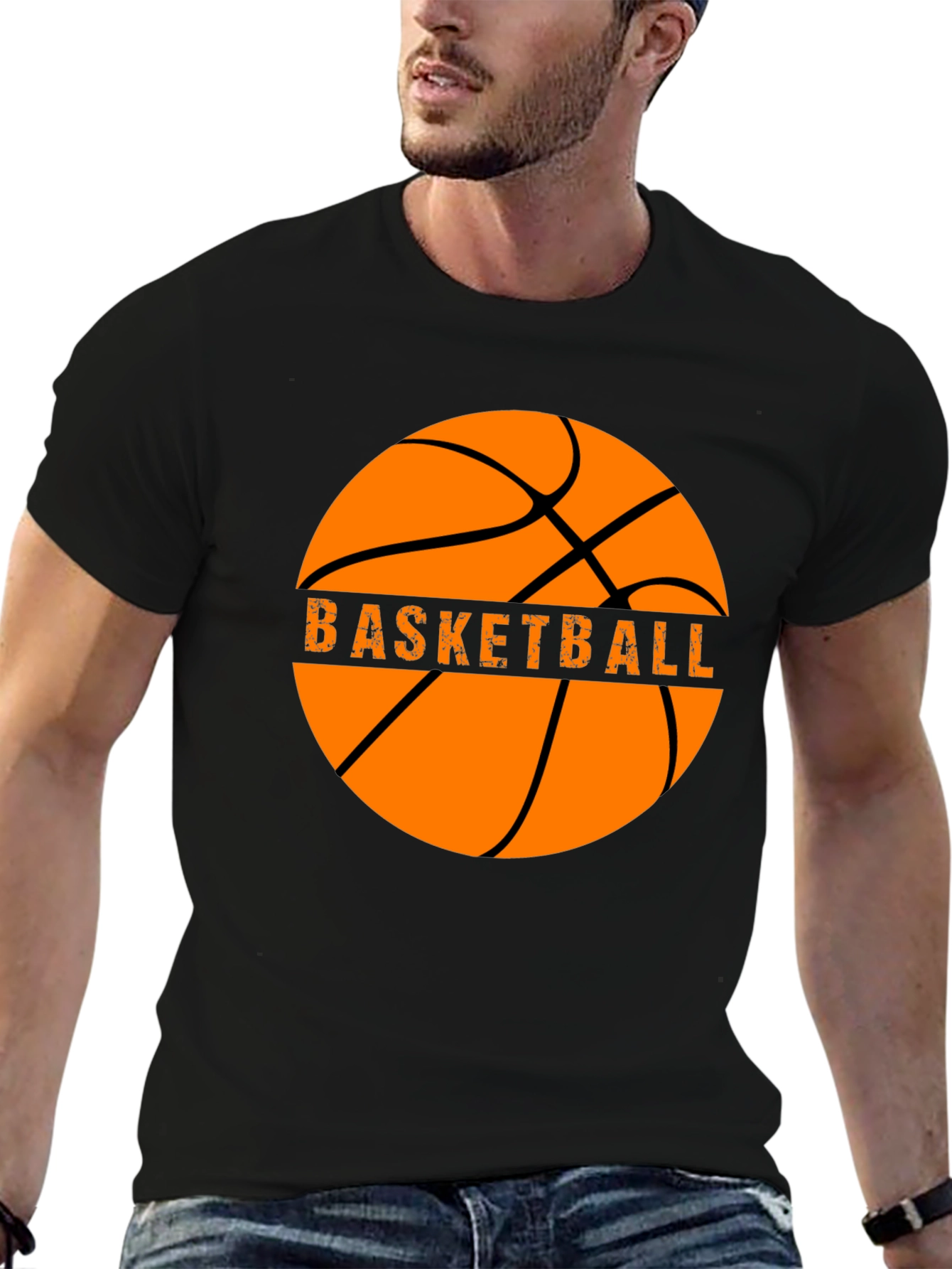 Basketball Graphic Tee - Stylish Sports T-Shirt