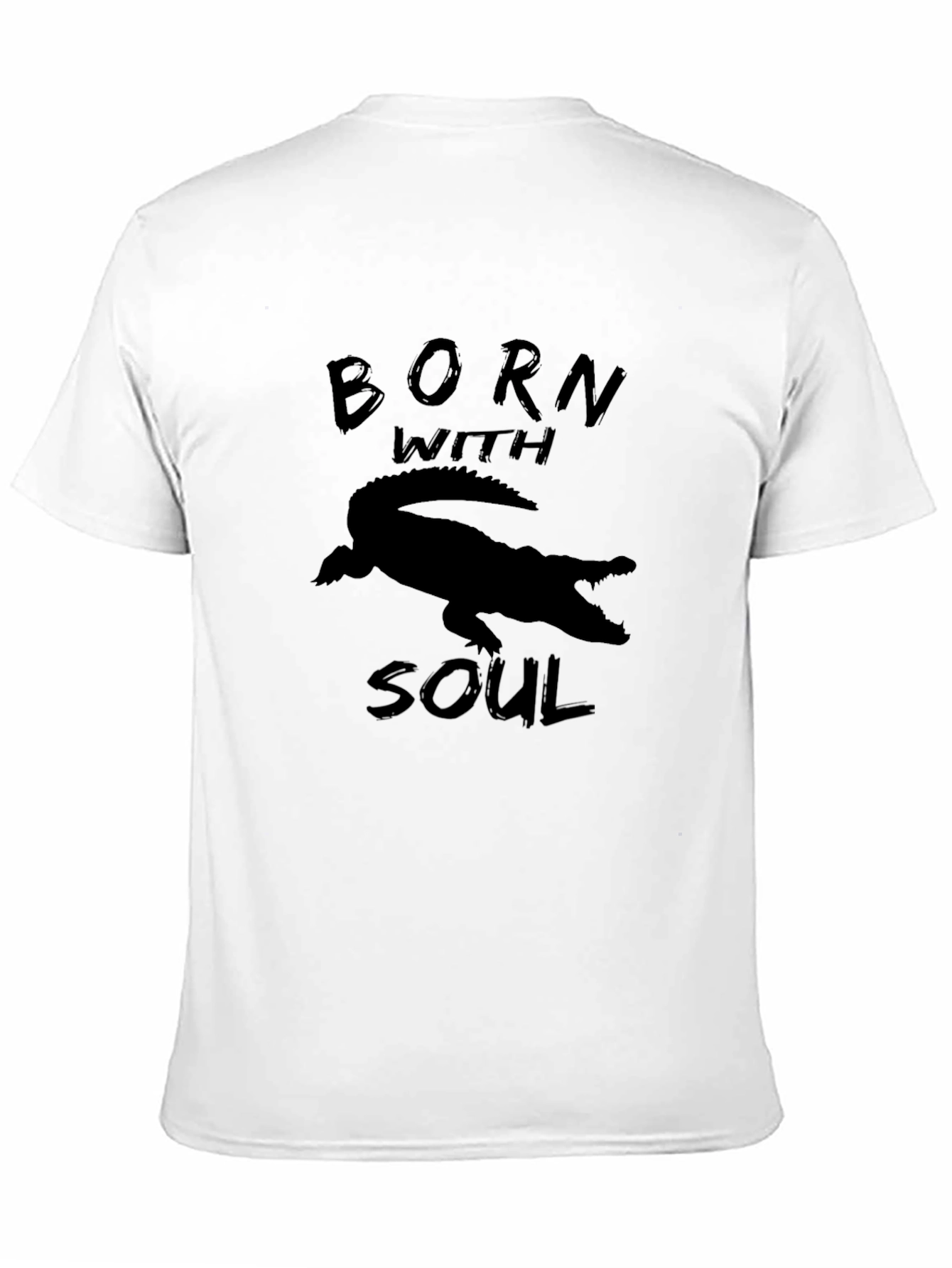 Born With Soul Alligator Graphic T-Shirt