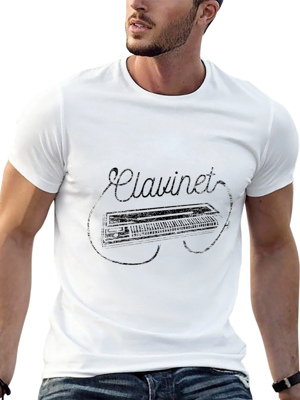 Clavinet Graphic Tee - Retro Music Vibe