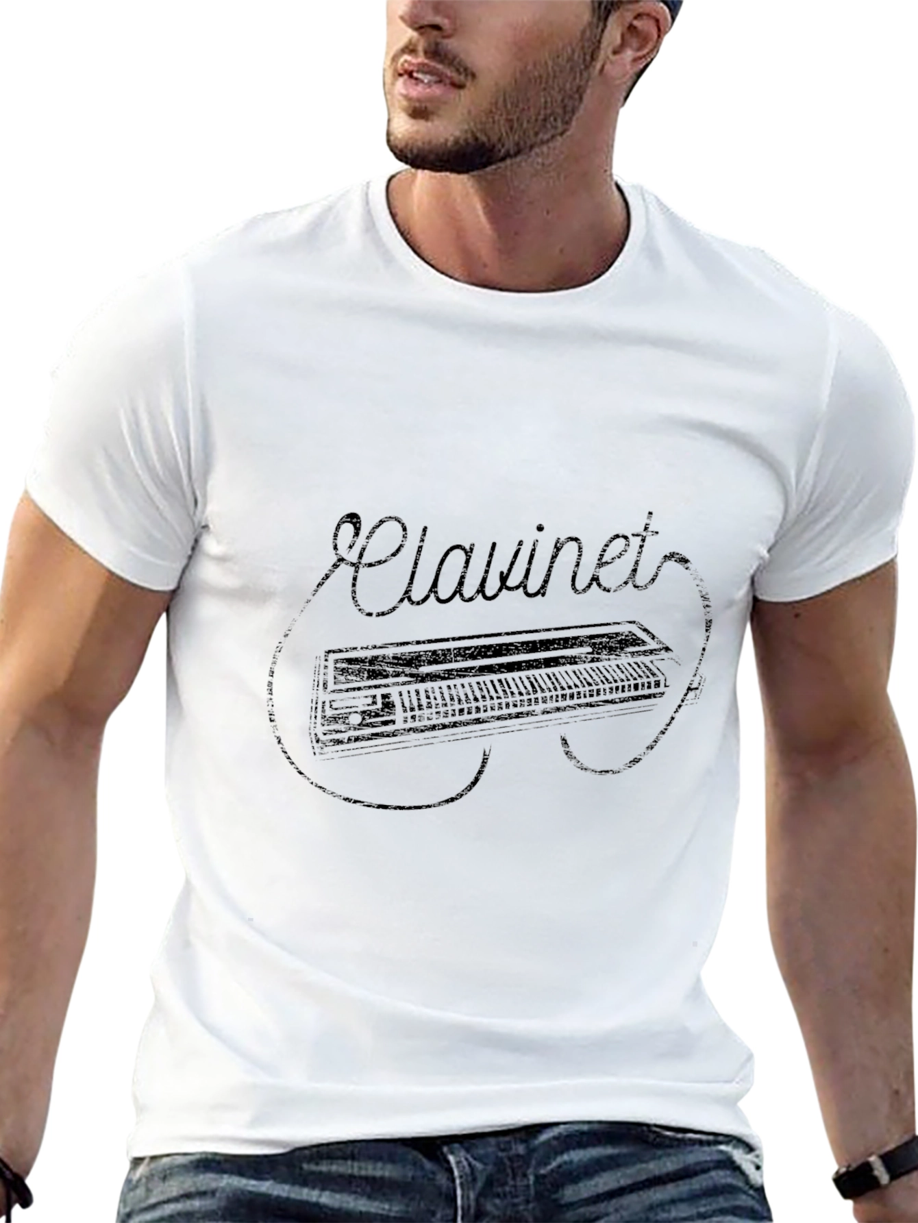 Clavinet Graphic Tee - Retro Music Vibe