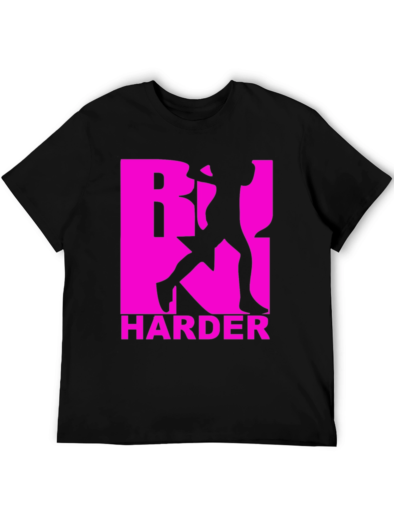 Black Work Harder Graphic Tee
