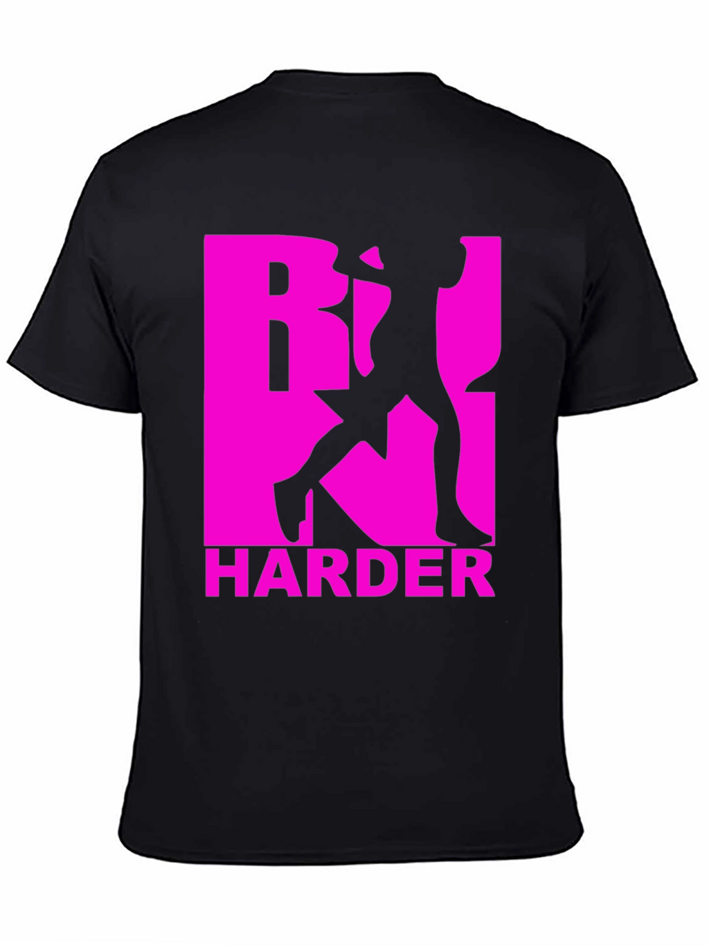 Black Work Harder Graphic Tee