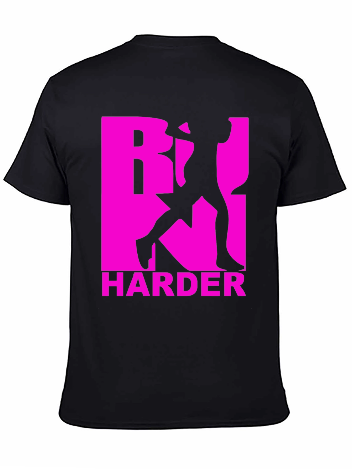 Black Work Harder Graphic Tee