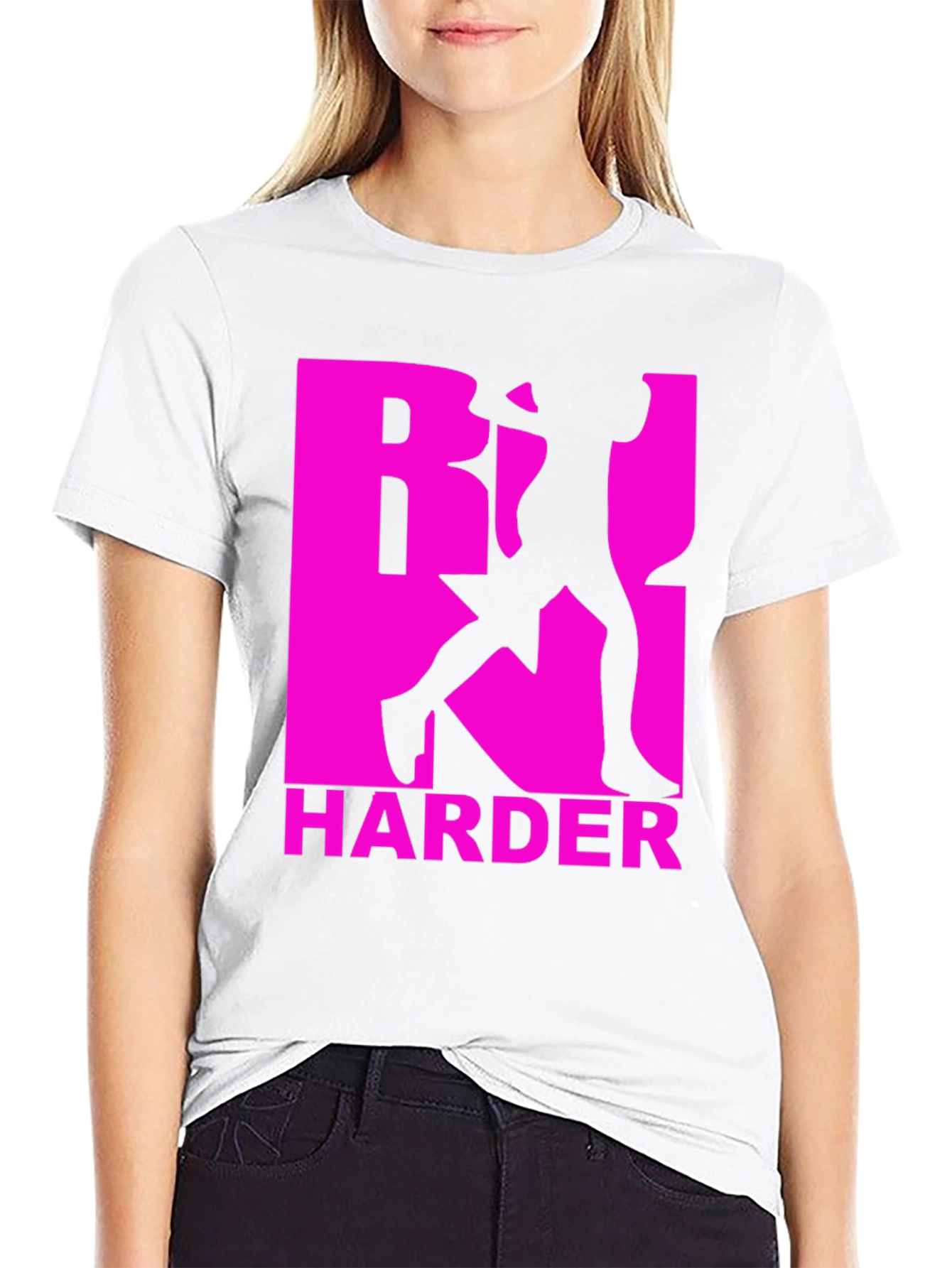 Black Work Harder Graphic Tee