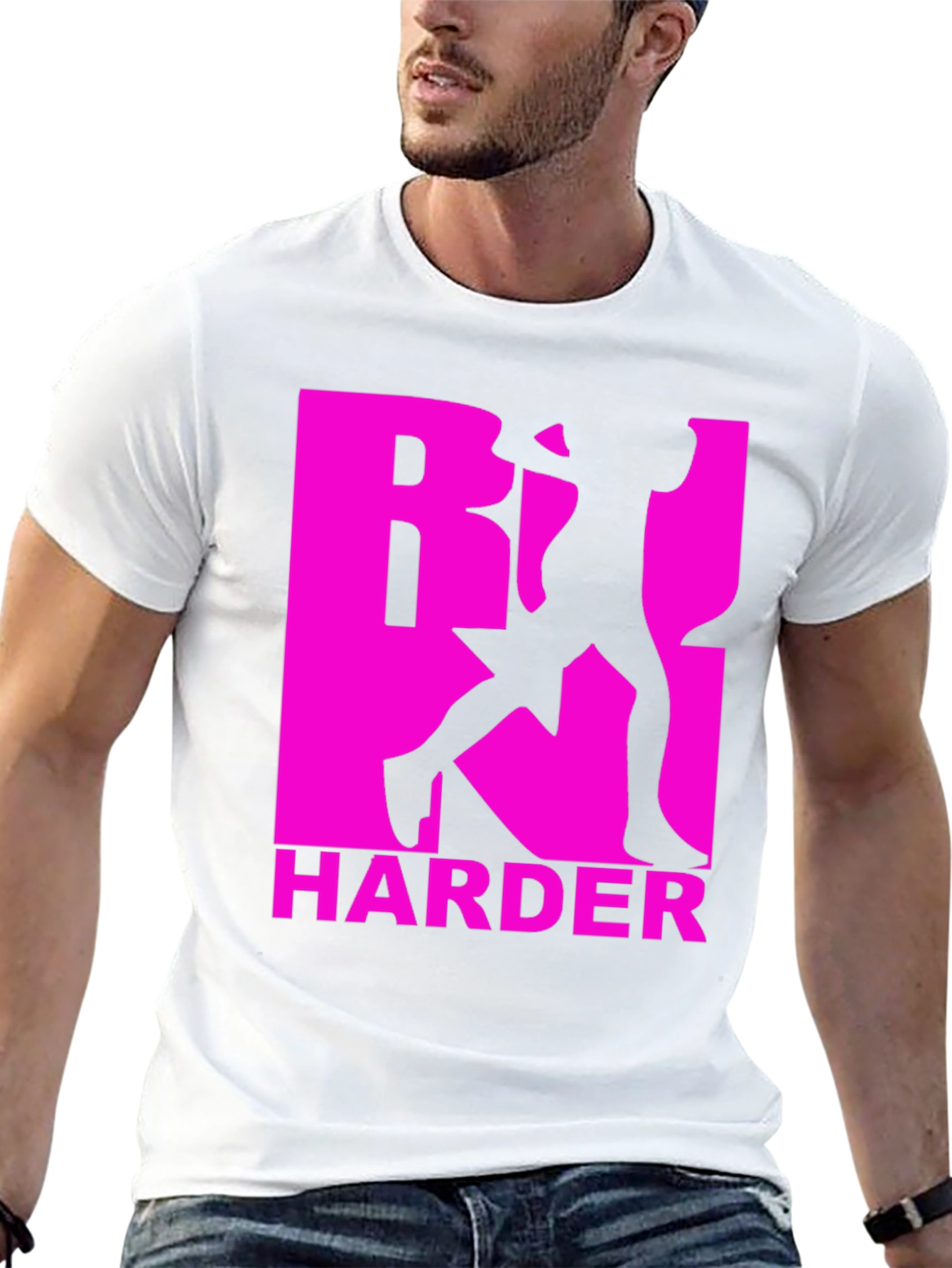 Black Work Harder Graphic Tee