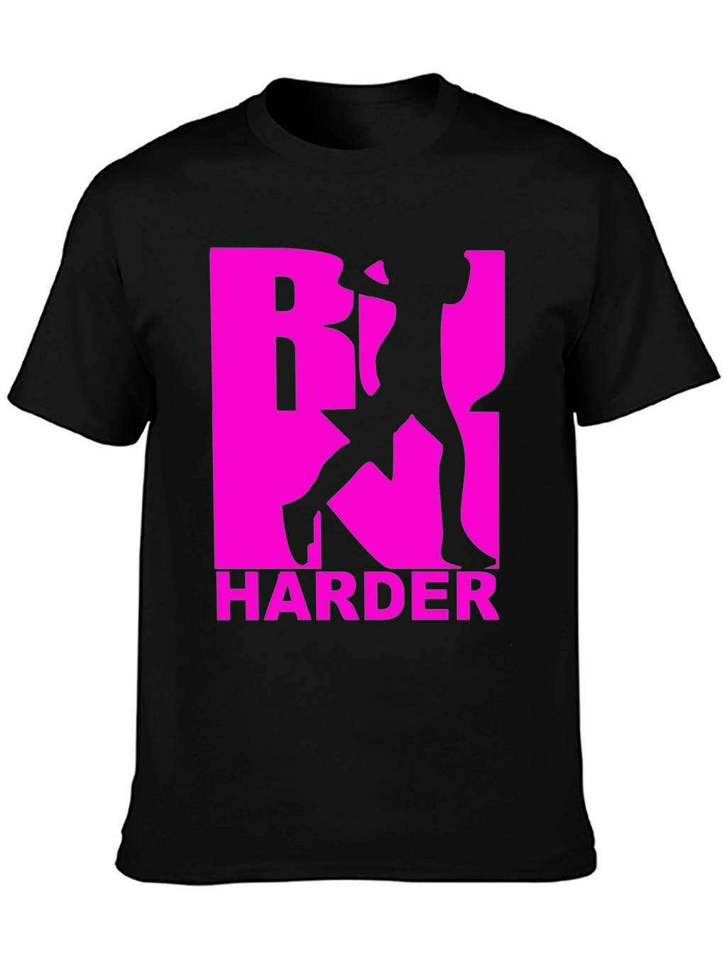 Black Work Harder Graphic Tee