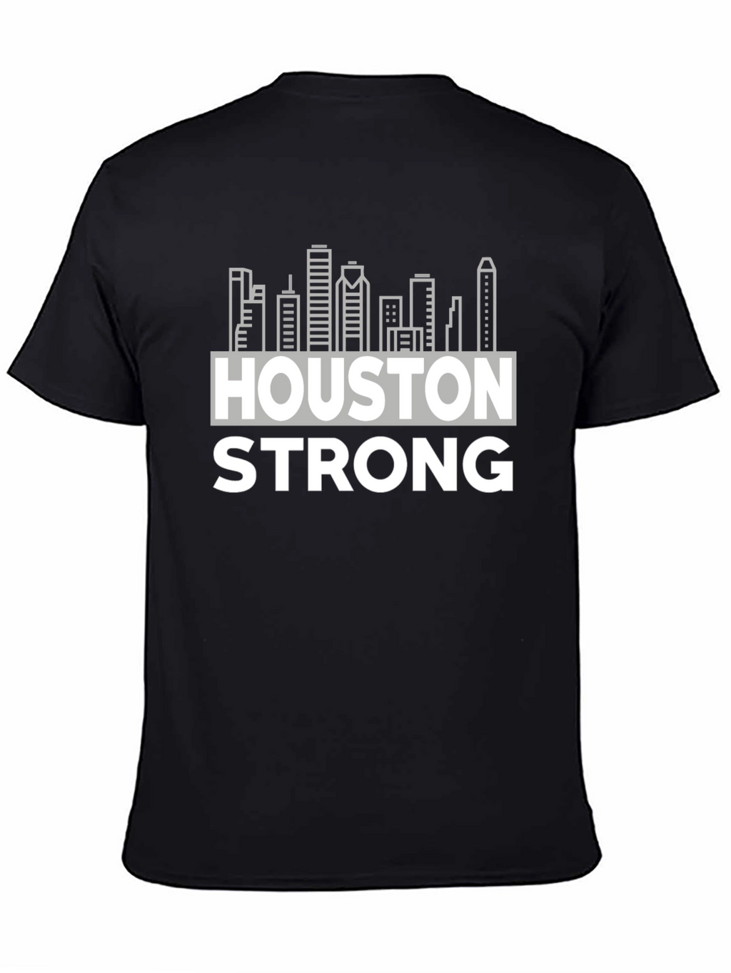 Houston Strong Graphic Tee - Black