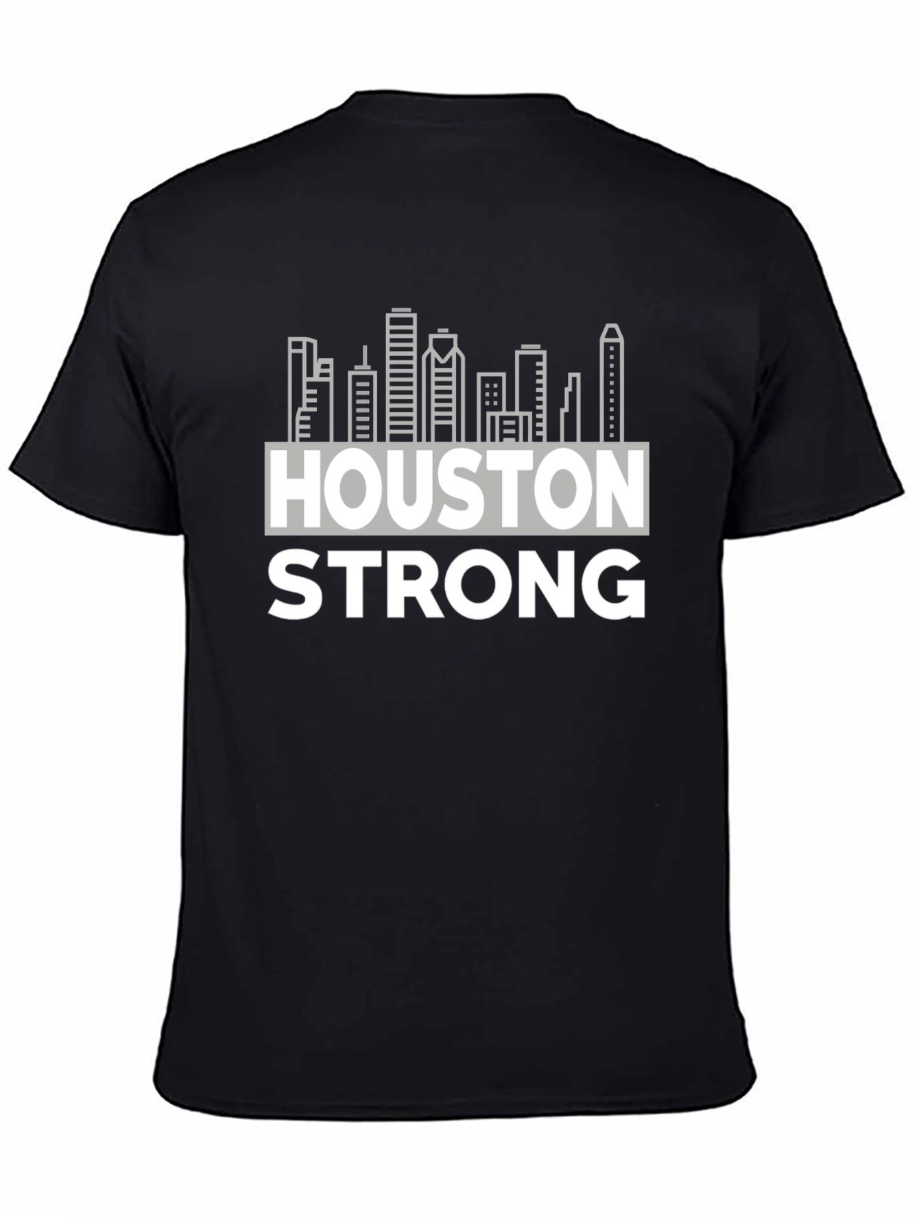 Houston Strong Graphic Tee - Black