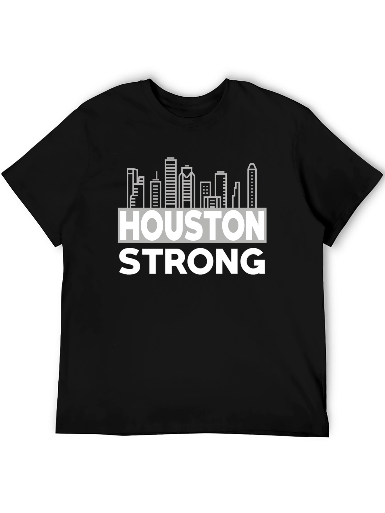 Houston Strong Graphic Tee - Black