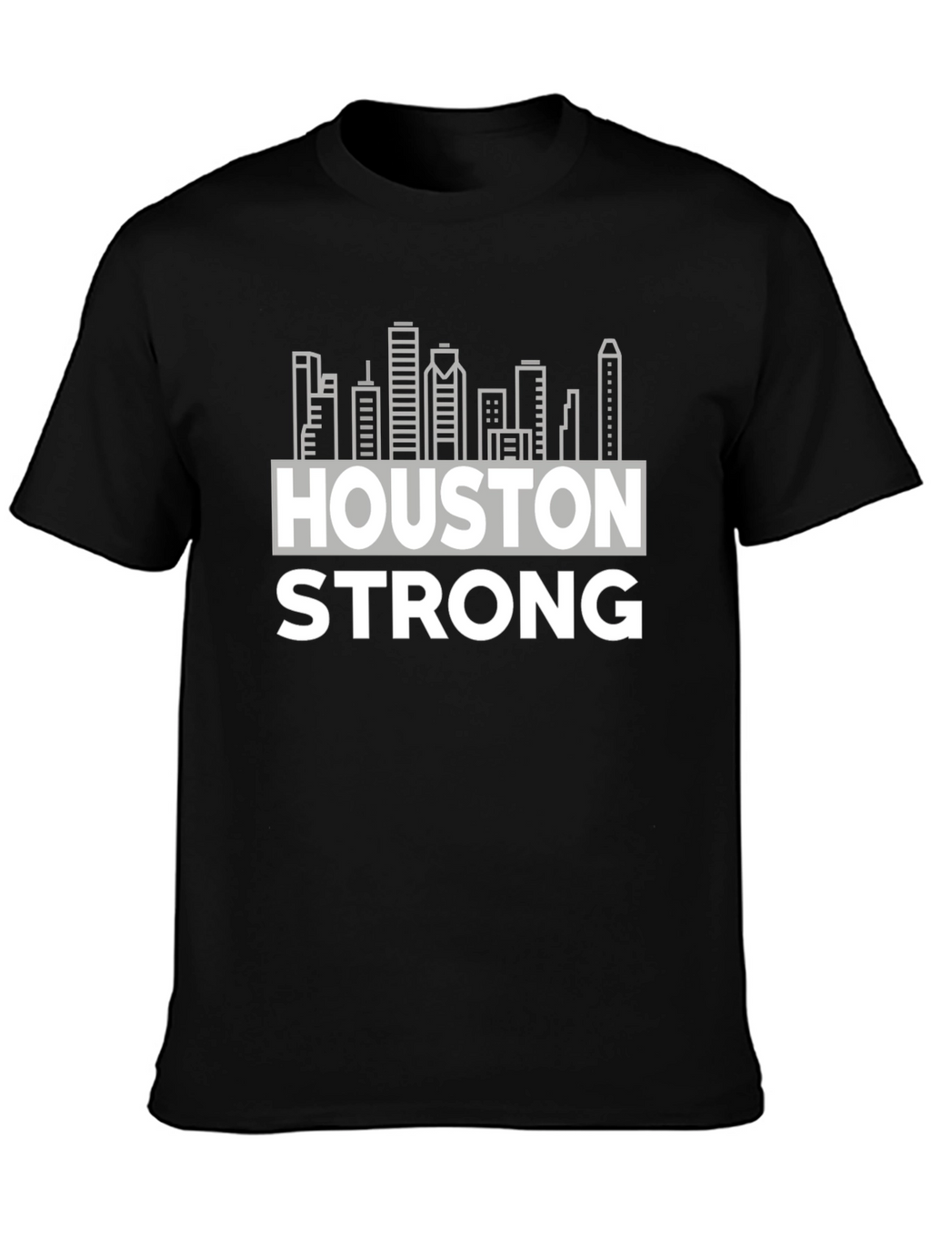 Houston Strong Graphic Tee - Black