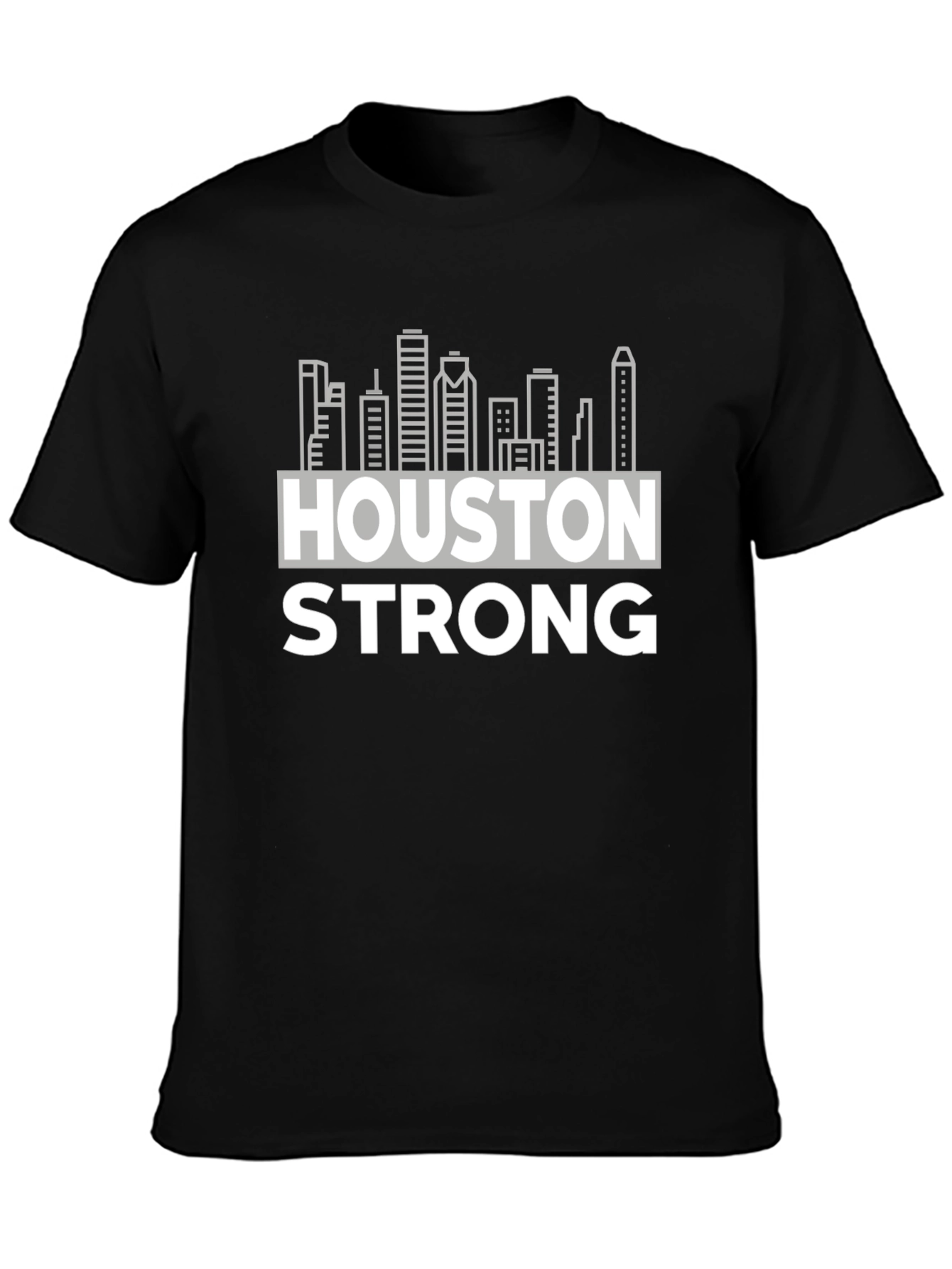 Houston Strong Graphic Tee - Black